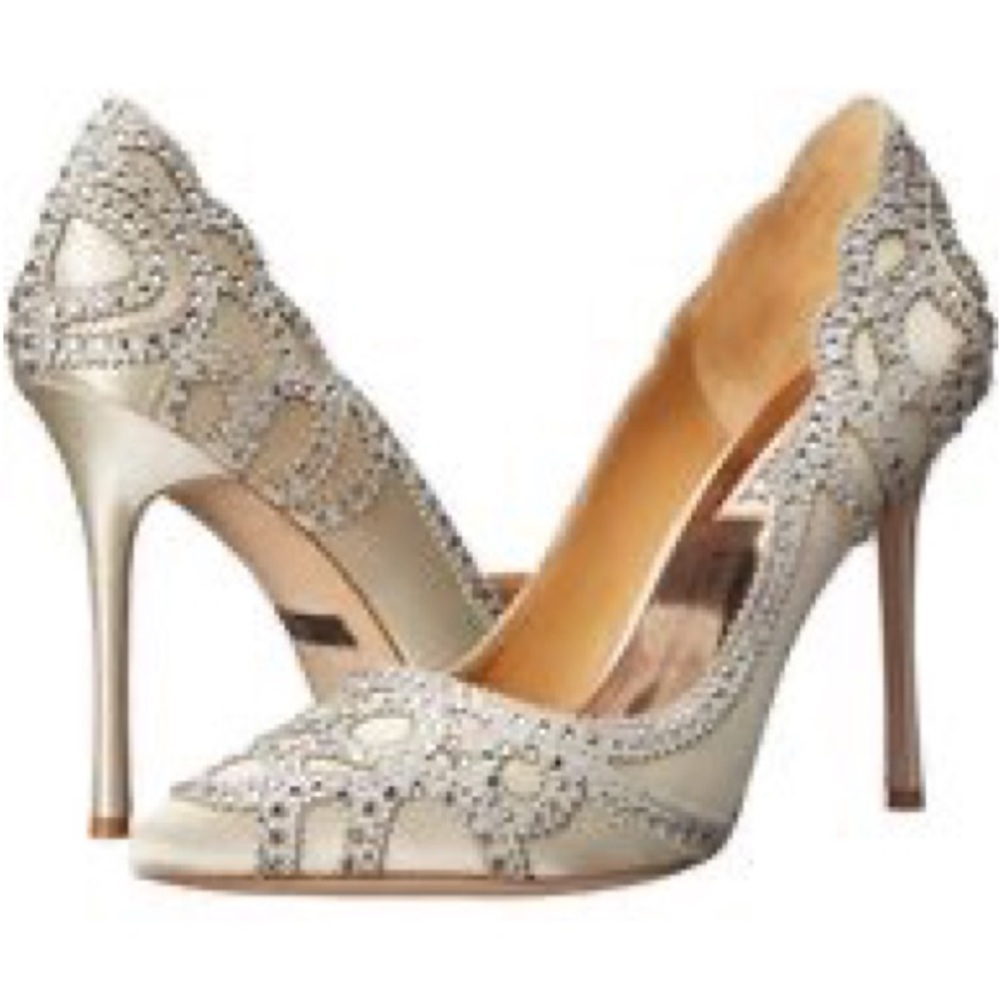 🌟NIB Badgley Mischka Pump, Ivory, 8.5US🌟